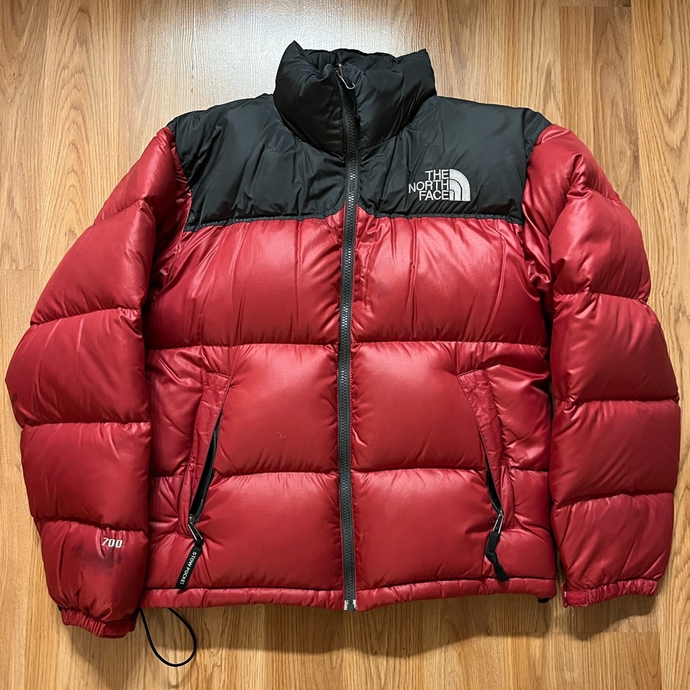 North Face Puffer Nuptse Jacket Coat Sz Men S /Women M